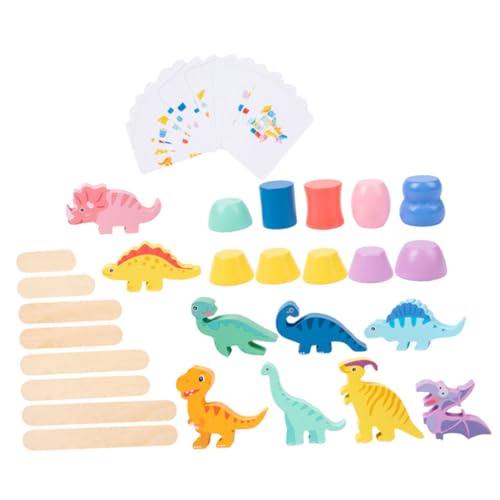 TOYANDONA Jungen Und Mädchen Spielzeug Dinosaurier Stapeln Blöcke Balance Pädagogisches Bausteine von TOYANDONA