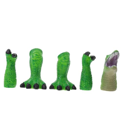 TOYANDONA 1 Satz Dinosaurier-fingerpuppe Dinosaurierspielzeug Puppen Dinosaurier-kuchendeckel Dinosaurierbuch Dinosaurier-partydekorationen Kleine Spielsachen Handspielzeug Vinyl Green TOYANDONA 1 Satz Dinosaurier-fingerpuppe Dinosaurierspielzeug Puppen Dinosaurier-kuchendeckel Dinosaurierbuch Dinosaurier-partydekorationen Kleine Spielsachen Handspielzeug Vinyl Green von TOYANDONA