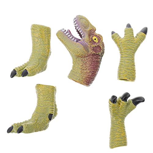 TOYANDONA 1 Satz Dinosaurier-fingerpuppe Kinderspielzeug Handpuppe Handklauen- Realistische Krallen Party -Requisiten Dinosaurier Krallen Rollenspiel Vinyl Green TOYANDONA 1 Satz Dinosaurier-fingerpuppe Kinderspielzeug Handpuppe Handklauen- Realistische Krallen Party -Requisiten Dinosaurier Krallen Rollenspiel Vinyl Green von TOYANDONA