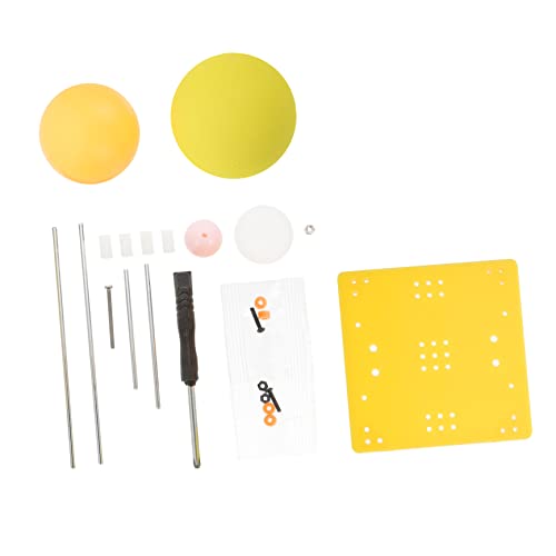 TOYANDONA 1 Satz Dreikugelmodell Bildungsspielzeug Sonnensystem Für Solar- Kinderplanetarium Projektorspielzeug Astronomischer Simulator Bildungsmodell Plastik Gelb Zufällige Farbe von TOYANDONA
