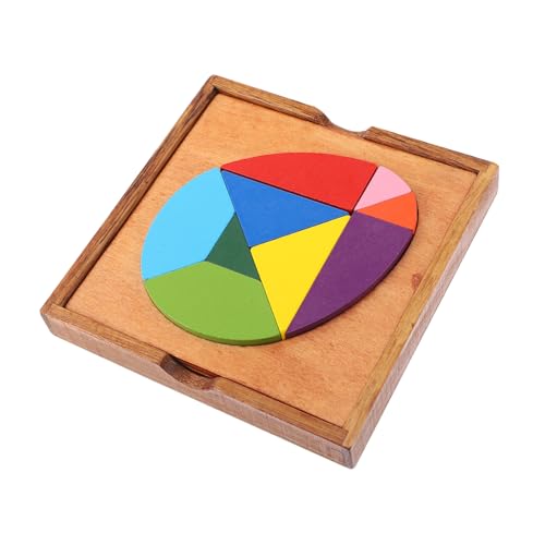 TOYANDONA Form-Tangram-Puzzle Aus Holz – Blockpuzzle Für Kinder Lernspielzeug Für Babys Puzzlespiele von TOYANDONA