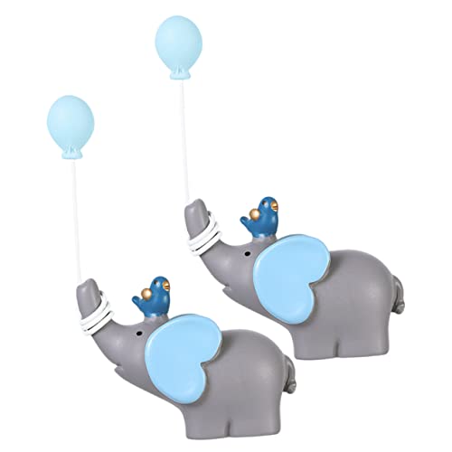 TOYANDONA 1 Satz Elefantenpuppe Ornamente Figuren Kuchen Elefanten Miniatur Statue Tier Kleiner Geburtstag Cupcake Hochzeit Elefant Figur Mini Figur Resin 2 Stück TOYANDONA 1 Satz Elefantenpuppe Ornamente Figuren Kuchen Elefanten Miniatur Statue Tier Kleiner Geburtstag Cupcake Hochzeit Elefant Figur Mini Figur Resin 2 Stück von TOYANDONA