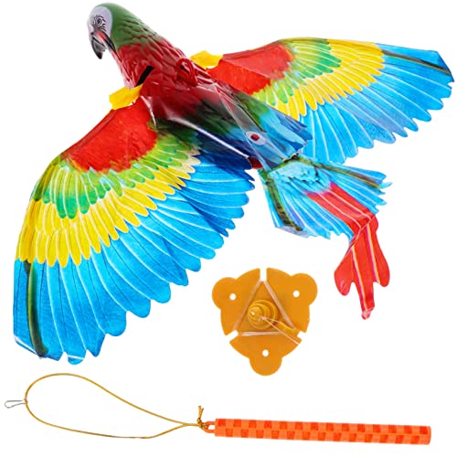 TOYANDONA Katzenspielzeug Mit Fliegendem Papagei Simulationsvogel Interaktives Katzenspielzeug Für Hauskatzen Musik Und Blinkende Lichter TOYANDONA Katzenspielzeug Mit Fliegendem Papagei Simulationsvogel Interaktives Katzenspielzeug Für Hauskatzen Musik Und Blinkende Lichter von TOYANDONA