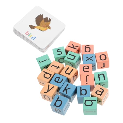 TOYANDONA Interaktives Lernspielzeug Rechtschreibspiele Für Kinder Wortwürfelrennen Mit Pädagogischem Alphabetspiel von TOYANDONA