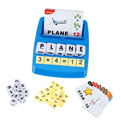 TOYANDONA 1 Satz Englische Spiele lernspiel für gieskanne kinderspielzeug spielsachen Children Toys passende Briefkarten Bildungsspielzeug Stück Papier Blue von TOYANDONA