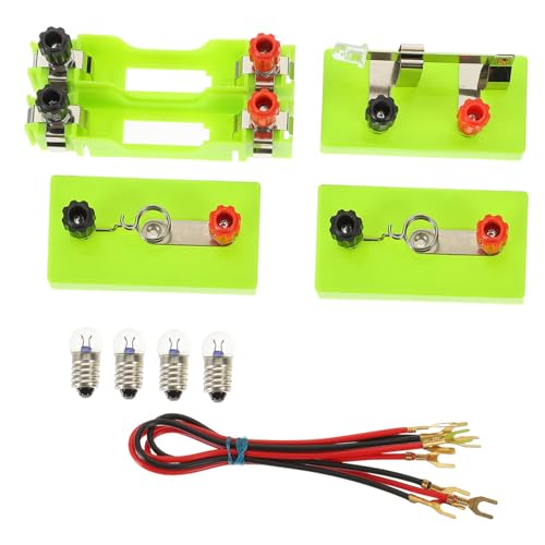 TOYANDONA 1 Satz Experimentierkasten Schaltung Technik Bausatz Elektrischer Experimentierkasten Physik-Wissenschafts-Kit Schaltung Experiment Ausrüstung Plastik TOYANDONA 1 Satz Experimentierkasten Schaltung Technik Bausatz Elektrischer Experimentierkasten Physik-Wissenschafts-Kit Schaltung Experiment Ausrüstung Plastik von TOYANDONA