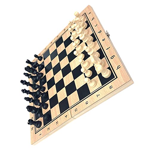 TOYANDONA 1 Satz Faltbares Schach groß Bobby schachspiel kinderschachspiel Chess Boards schachkassette Schachspiel für Erwachsene fütterbares Schach zusammenklappbares Holzschach TOYANDONA 1 Satz Faltbares Schach groß Bobby schachspiel kinderschachspiel Chess Boards schachkassette Schachspiel für Erwachsene fütterbares Schach zusammenklappbares Holzschach von TOYANDONA