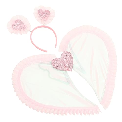 TOYANDONA Feenflügel Für Mädchen Als Party-zubehör Stirnband 1 Set Mit 2 Kostüm-Requisiten Für Mädchen von TOYANDONA