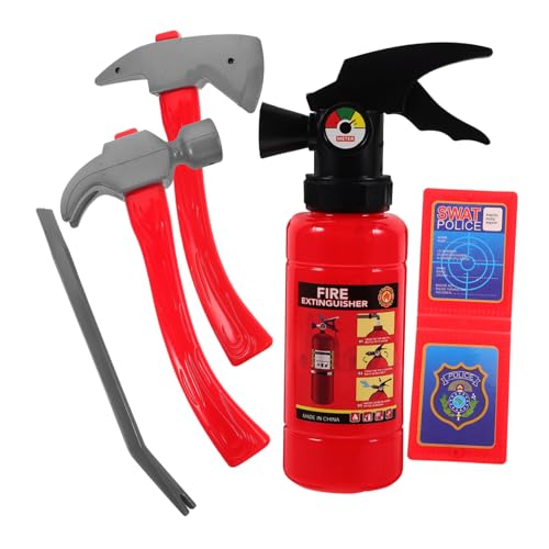 TOYANDONA 1 Satz Feuerwehrspielzeug Hinterhof Kleinkind Feuerwehrmann für Kinderspielzeug Rollenspiel Feuerwehrmann-Rollenspiel für Abs rot TOYANDONA 1 Satz Feuerwehrspielzeug Hinterhof Kleinkind Feuerwehrmann für Kinderspielzeug Rollenspiel Feuerwehrmann-Rollenspiel für Abs rot von TOYANDONA