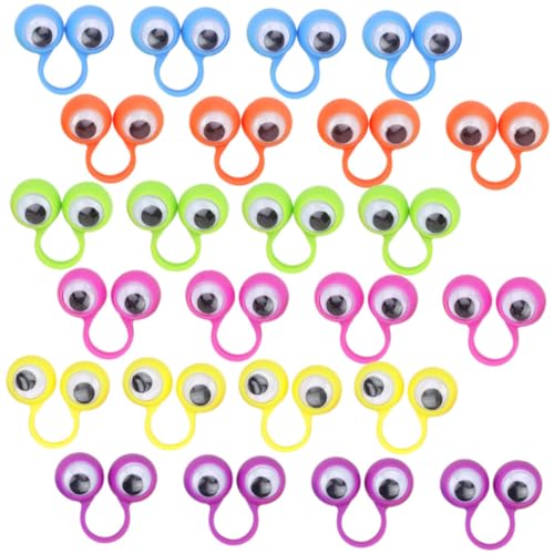TOYANDONA 1 Satz Fingeraktivitätsring Augen Augäpfel Halloween- Süßer Augapfelring Partytütenfüller Für Handfingerpuppen Plastik Zufällige Farbe 36 Stück TOYANDONA 1 Satz Fingeraktivitätsring Augen Augäpfel Halloween- Süßer Augapfelring Partytütenfüller Für Handfingerpuppen Plastik Zufällige Farbe 36 Stück von TOYANDONA