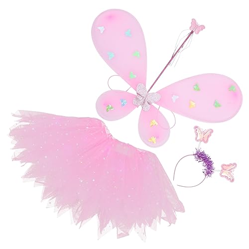 TOYANDONA 1 Satz Flügel Vierteiliges Set Bühnenauftrittsstütze Für Feenkostüm Für Mädchen Outfits Für Mädchen Kleinkind-Outfit Leistungsstütze Für Feenflügel Rosa Eisendraht TOYANDONA 1 Satz Flügel Vierteiliges Set Bühnenauftrittsstütze Für Feenkostüm Für Mädchen Outfits Für Mädchen Kleinkind-Outfit Leistungsstütze Für Feenflügel Rosa Eisendraht von TOYANDONA