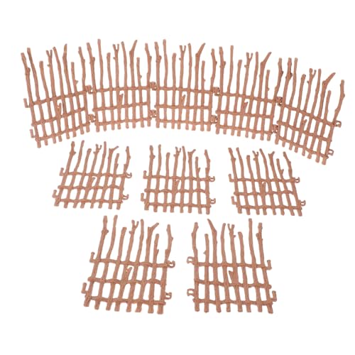 TOYANDONA 1satz Miniatur Zaun Für Garten Und Teiliges Braunes Farmzaun Spielzeug Für Kreative Landschaftsdekoration Und Sandspielzeug TOYANDONA 1satz Miniatur Zaun Für Garten Und Teiliges Braunes Farmzaun Spielzeug Für Kreative Landschaftsdekoration Und Sandspielzeug von TOYANDONA