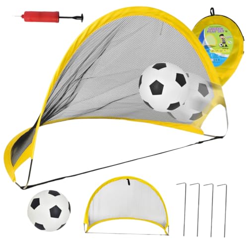 TOYANDONA 1 Satz Fußballtür Ersatznetz Für Fußball Fußballtor Fußballnetz Fußballspielnetz Yellow TOYANDONA 1 Satz Fußballtür Ersatznetz Für Fußball Fußballtor Fußballnetz Fußballspielnetz Yellow von TOYANDONA