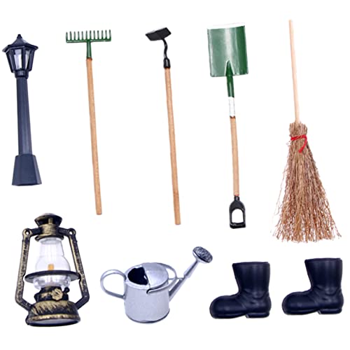 TOYANDONA Feenhaus Garten 8 Teiliges Mini Gartenwerkzeug Set Für Puppenhaus Miniatur Gartenzubehör Für Ideales Für Kreative Gartenideen Und Fantasievolles Miniatur Werkzeug Set TOYANDONA Feenhaus Garten 8 Teiliges Mini Gartenwerkzeug Set Für Puppenhaus Miniatur Gartenzubehör Für Ideales Für Kreative Gartenideen Und Fantasievolles Miniatur Werkzeug Set von TOYANDONA