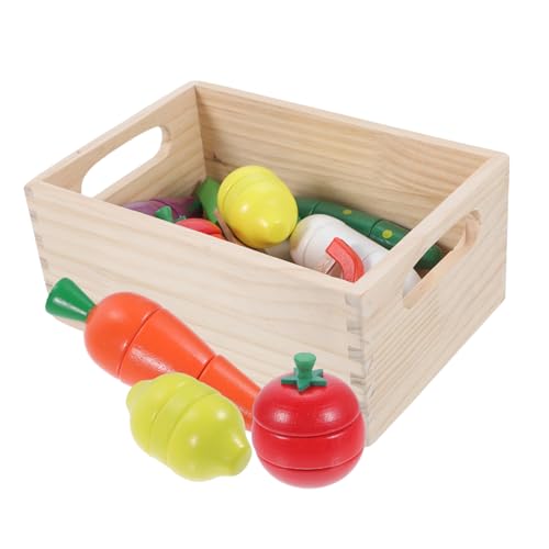 TOYANDONA 1 Satz Gemüse kinderküche Kitchen Children Toys küchenspielzeug für Fantasiespielzeug Toy Set Essensspielzeug für im Alter von 4-8 Jahren Spielküchenzubehör Holz TOYANDONA 1 Satz Gemüse kinderküche Kitchen Children Toys küchenspielzeug für Fantasiespielzeug Toy Set Essensspielzeug für im Alter von 4-8 Jahren Spielküchenzubehör Holz von TOYANDONA