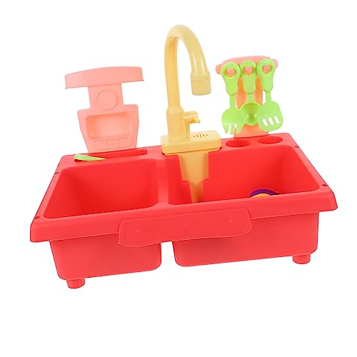 TOYANDONA 1 Satz Geschirrspüler Spielzeugnahrung Spielzeugwaschbecken Küchenspielzeug Badespielzeug Für Babys Spielküchenspüle Wasserspiel Kinderspielzeug Kindergeschenk Rot Abs TOYANDONA 1 Satz Geschirrspüler Spielzeugnahrung Spielzeugwaschbecken Küchenspielzeug Badespielzeug Für Babys Spielküchenspüle Wasserspiel Kinderspielzeug Kindergeschenk Rot Abs von TOYANDONA