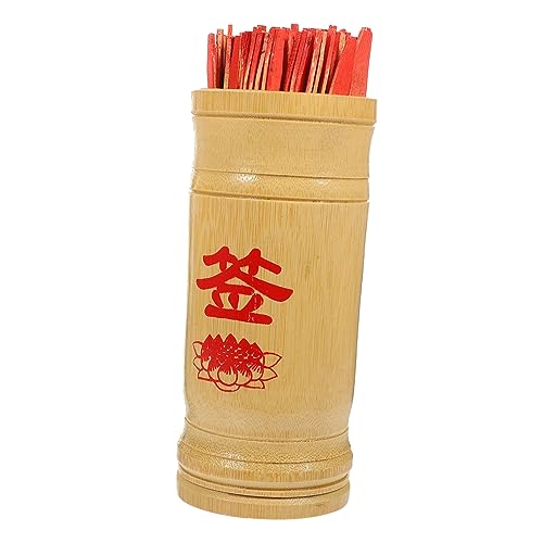 TOYANDONA Chinesische Wahrsagerei Spielstäbe Bambus Wahrsagerei Spiel Requisiten Chinesischen Stil Stäbchen Eimer von TOYANDONA