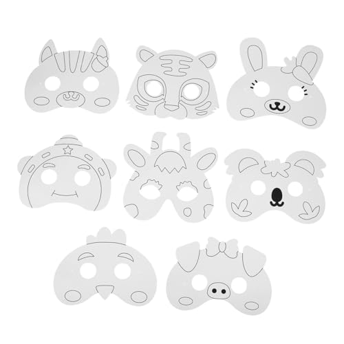 TOYANDONA 1 Satz Graffiti-Maske Maskerade Haut Ratte unbemalt Produkte bastelset für tiere Handwerksmaske Kinderbastelmaske handgemachte leere Masken Papiermasken selber machen Weiß TOYANDONA 1 Satz Graffiti-Maske Maskerade Haut Ratte unbemalt Produkte bastelset für tiere Handwerksmaske Kinderbastelmaske handgemachte leere Masken Papiermasken selber machen Weiß von TOYANDONA