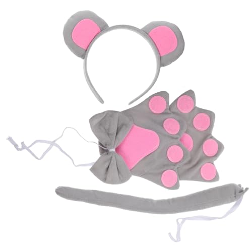 TOYANDONA 1 Satz Halloween-Cosplay-Zubehör tierkostüme für tierhandschuhe Halloween Verkleidung Set Mauskostüm für Mausohr Tier-Stirnband-Kostüm -Kopfschmuck Stoff TOYANDONA 1 Satz Halloween-Cosplay-Zubehör tierkostüme für tierhandschuhe Halloween Verkleidung Set Mauskostüm für Mausohr Tier-Stirnband-Kostüm -Kopfschmuck Stoff von TOYANDONA