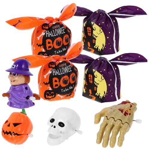 TOYANDONA 1 Satz Halloween- Gruseliges Party Gefälligkeiten Halloween-uhrwerk- Halloween-angstspielzeug Aufzieh Aufziehspielzeug Aus Kunststoff Abs von TOYANDONA