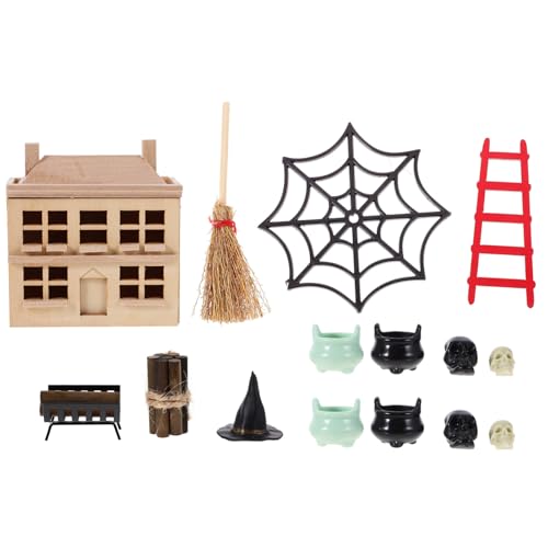 TOYANDONA 1 Satz Halloween Miniatur Puppenhaus Set DIY Halloween Szene Layout Requisiten für Landschaftsdekoration für Kreative Bastelprojekte TOYANDONA 1 Satz Halloween Miniatur Puppenhaus Set DIY Halloween Szene Layout Requisiten für Landschaftsdekoration für Kreative Bastelprojekte von TOYANDONA