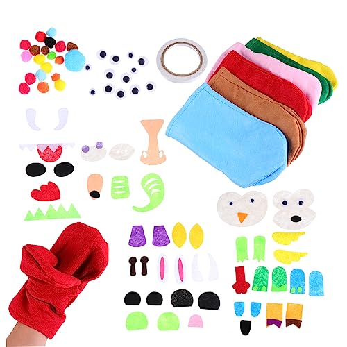 TOYANDONA 1 Satz Handpuppen-Bausatz Bastelsets für Kunst Herstellung Basteln für Kinderhandwerk basteln gefühlt von TOYANDONA