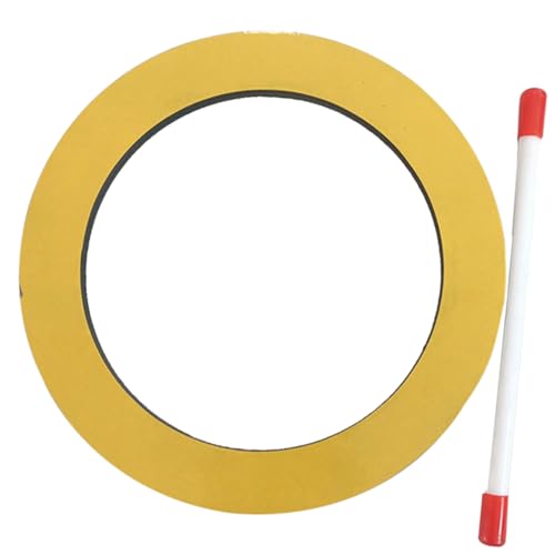 TOYANDONA 1 Satz Handtrommeln Für Kid Drum Percussion Instrument Hohle Trommel Musikalische Handtrommel Musik-Trommel- Handtrommel Für Haut Aus Harz Yellow von TOYANDONA