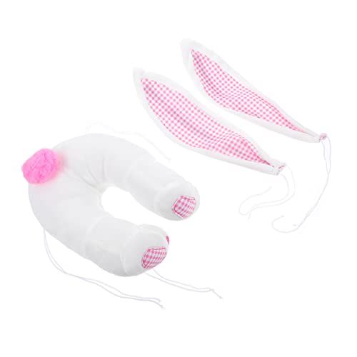 TOYANDONA 1 Satz Hasendekoration Einhorn wild Dekorationen Plüsch Tiere Osterhasen Easter Bunny Easter Baskets osterschmuck Easter Tree dekorative Hasenpuppe Osterdeko Requisite Stoff von TOYANDONA