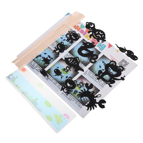 TOYANDONA 1 Satz Hilfsmittel Für Den Kindergarten Schattenpuppenmodell Theater-schattenpuppen Weihnachtliche Fingerpuppen Traditionelles Schattenspiel Marionettenpuppen Papier Black TOYANDONA 1 Satz Hilfsmittel Für Den Kindergarten Schattenpuppenmodell Theater-schattenpuppen Weihnachtliche Fingerpuppen Traditionelles Schattenspiel Marionettenpuppen Papier Black von TOYANDONA