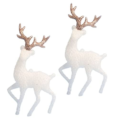 TOYANDONA 1 Satz Hirsch Anhänger Girlande Weihnachtslichterkette Dekorative Lebkuchen Weihnachtskugeln Aufblasbare Weihnachtsdekoration Kuchen Girlanden Dekoration Rentier 2 Stück von TOYANDONA