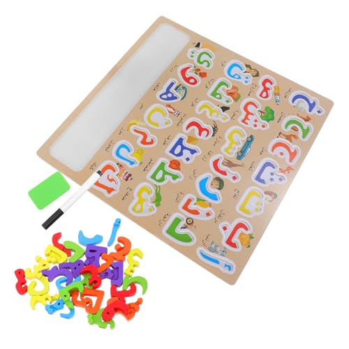 TOYANDONA 1 Satz Holz Arabisches Alphabet Puzzle Pädagogisches Montessori für Kleinkinder zur Buchstaben Erkennung Interaktives Lernspiel für Jungen und Mädchen Lehrreiches Matching Spiel TOYANDONA 1 Satz Holz Arabisches Alphabet Puzzle Pädagogisches Montessori für Kleinkinder zur Buchstaben Erkennung Interaktives Lernspiel für Jungen und Mädchen Lehrreiches Matching Spiel von TOYANDONA