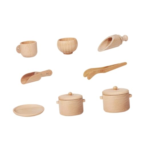 TOYANDONA 1 Satz Holz Geschirr Set Geschirrspielzeug Geschirr Küche Simulationsgeschirr Aus Holzgeschirr Spielhaus-Tool Tischgeschirr Zum Anfassen Kinderspielzeug Hölzern TOYANDONA 1 Satz Holz Geschirr Set Geschirrspielzeug Geschirr Küche Simulationsgeschirr Aus Holzgeschirr Spielhaus-Tool Tischgeschirr Zum Anfassen Kinderspielzeug Hölzern von TOYANDONA
