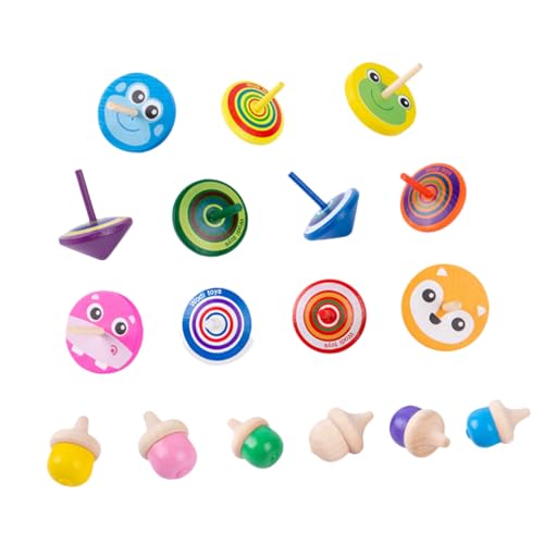 TOYANDONA 1 Satz Holz Gyroskop Set für Kreatives Drehendes für Hand Eye Koordination für Jungen und Mädchen Sicher mit Glatten Kanten für Unbeschwerten Spielspaß TOYANDONA 1 Satz Holz Gyroskop Set für Kreatives Drehendes für Hand Eye Koordination für Jungen und Mädchen Sicher mit Glatten Kanten für Unbeschwerten Spielspaß von TOYANDONA