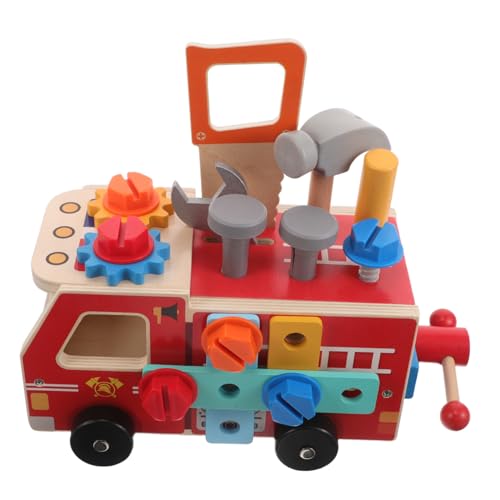 TOYANDONA 1 Satz Holz Konstruktionsfahrzeug Set Montessori Stem für Werkzeugset für Rollenspiele Feinmotorik und Kreativität TOYANDONA 1 Satz Holz Konstruktionsfahrzeug Set Montessori Stem für Werkzeugset für Rollenspiele Feinmotorik und Kreativität von TOYANDONA