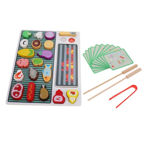 TOYANDONA 1 Satz Holz Spiel BBQ Grill für Interaktives Kochspielzeug für Fantasievolles und Rollenspiele für Partys und Kreative Aktivitäten TOYANDONA 1 Satz Holz Spiel BBQ Grill für Interaktives Kochspielzeug für Fantasievolles und Rollenspiele für Partys und Kreative Aktivitäten von TOYANDONA