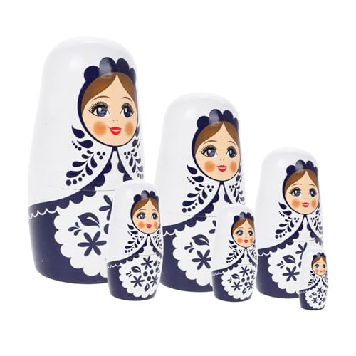TOYANDONA 1 Satz Holzpuppenspielzeug basteln Puppen DIY Schmuckhandwerk für Geburtstagsgeschenk für Kindergeburtstag gastgeschenke Kaninchen hölzern von TOYANDONA