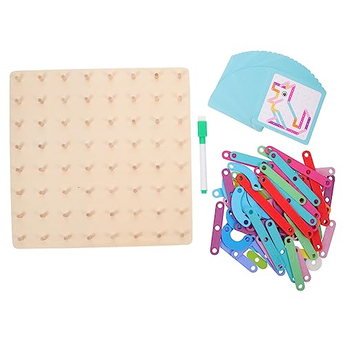 TOYANDONA 1 Satz Holzpuzzle Geobrett für Pädagogisches Montessori Lernspielzeug Grafikverständnis und Kreativität Sicheres und Kindgerechtes Design für Vorschule und Interaktion mit Eltern TOYANDONA 1 Satz Holzpuzzle Geobrett für Pädagogisches Montessori Lernspielzeug Grafikverständnis und Kreativität Sicheres und Kindgerechtes Design für Vorschule und Interaktion mit Eltern von TOYANDONA