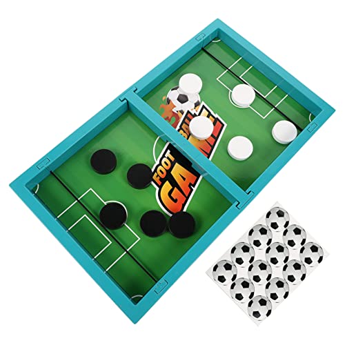 TOYANDONA 1 Satz Hüpfendes Schach -brettspiel Tisch-Desktop-Kampf Schnelles Sling-Puck-Spiel Partybedarf Brettspiele Schach Partyzubehör Sky-Blue P.s von TOYANDONA