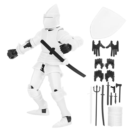 TOYANDONA 1 Satz Joint Man Kinderspielzeug Ritterfigur Bewegliche Gelenkpuppen Bewegliche Actionfiguren Spielzeugroboterfigur Strichmännchen Schaufensterpuppen Spielzeug Tischroboter Plastik von TOYANDONA