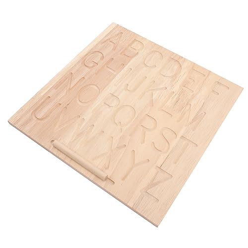 TOYANDONA Alphabet-tracing-Board-Set – 2-seitiges Buchstaben-übungsbrett – Lernspielzeug Aus Holz – Perfekt Für Vorschulkinder – Sicher & von TOYANDONA