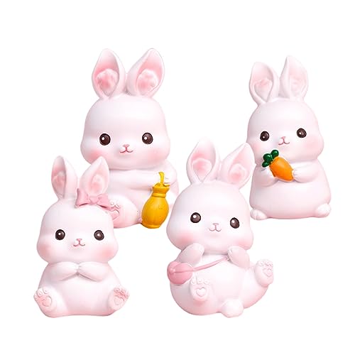 TOYANDONA 4 Stücke Kuchen Toer Figuren Harz Handwerk Form Schmuck Für Geburtstag Kuchen Dekorationen TOYANDONA 4 Stücke Kuchen Toer Figuren Harz Handwerk Form Schmuck Für Geburtstag Kuchen Dekorationen von TOYANDONA