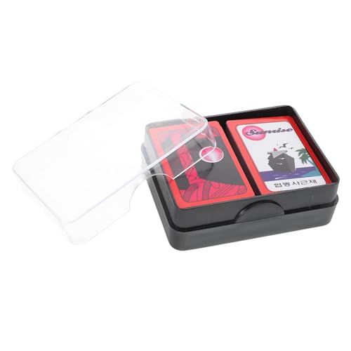 TOYANDONA 3 5 X 5 5 cm Koreanisches Pokerkartenset Wiederverwendbare Spielkarten Aus Papier für Spiele Drinnen/draußen Partyzubehör Tragbar Sicher für Jungen und Mädchen von TOYANDONA