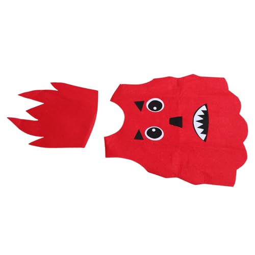 TOYANDONA Verkleidungskostüme Für Jungen Und Mädchen Jungen Und Mädchen Weiches Material Verkleidungspartykleidung Halloween-Requisiten Multifunktionale Bühnenauftritts-Outfits von TOYANDONA