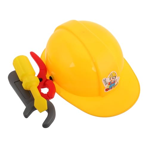 TOYANDONA 1 Satz Kinderingenieur Set Werkzeug Set BAU für Plüschwerkzeuge für Handwerk Konstruktionsspielzeug für -Bauhelm Plastik TOYANDONA 1 Satz Kinderingenieur Set Werkzeug Set BAU für Plüschwerkzeuge für Handwerk Konstruktionsspielzeug für -Bauhelm Plastik von TOYANDONA