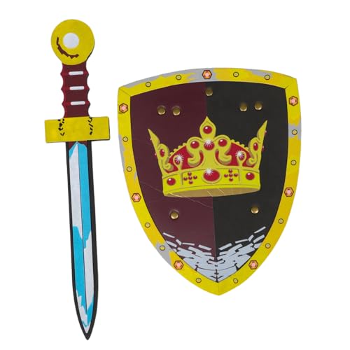 TOYANDONA 1 Satz Kinderspielzeug Schwerter Rollenspielspielzeug Schild Für Rollenspiele Verwandeln Cosplay- Schwertkampfspiel Mittelalterliche -stütze Schaum von TOYANDONA