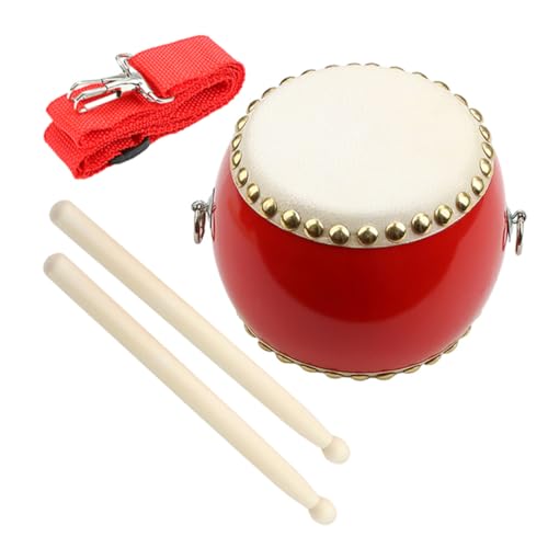 TOYANDONA Rote Handtrommel Lernspielzeug Für Kinder Handschlagspielzeug Für Kleinkinder Kindertrommelset Aus Robustem Material von TOYANDONA
