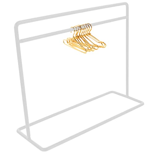 TOYANDONA 1 Satz Kleiderbügel Gestell Miniatur Babypuppe Aufhänger Kleiderständer Kleidungsständer für Puppen Puppenkleidung Rack Mini Dollhouse -Kleidungsständer Eisen Weiß TOYANDONA 1 Satz Kleiderbügel Gestell Miniatur Babypuppe Aufhänger Kleiderständer Kleidungsständer für Puppen Puppenkleidung Rack Mini Dollhouse -Kleidungsständer Eisen Weiß von TOYANDONA