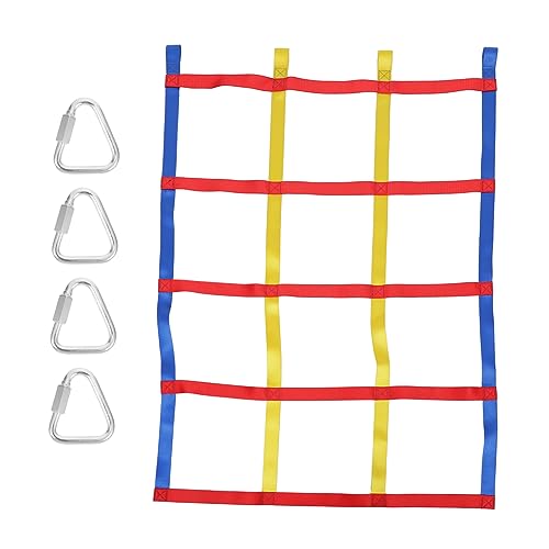 TOYANDONA 1 Satz Kletternetz Set für Farbenfrohes Outdoor Bewegung und Koordination für Freien TOYANDONA 1 Satz Kletternetz Set für Farbenfrohes Outdoor Bewegung und Koordination für Freien von TOYANDONA