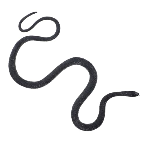 TOYANDONA 1 Satz Kniffliges Zappeln Bausatz Piercings Matschig Gefälscht Dehnbares Für Zubehör Spiele Clip Schlangen Trick Verrückt Knopf Lustig Plastik Black von TOYANDONA