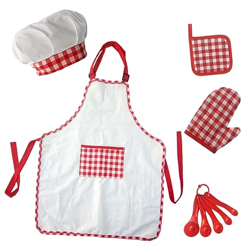 TOYANDONA 1 Satz Kochschürze für kinderkochmütze kochmützen für kinderküche geräte Bausätze schürze Kleinkindschürze Kinderschürze, die Jungen kocht Baumwolle rot TOYANDONA 1 Satz Kochschürze für kinderkochmütze kochmützen für kinderküche geräte Bausätze schürze Kleinkindschürze Kinderschürze, die Jungen kocht Baumwolle rot von TOYANDONA